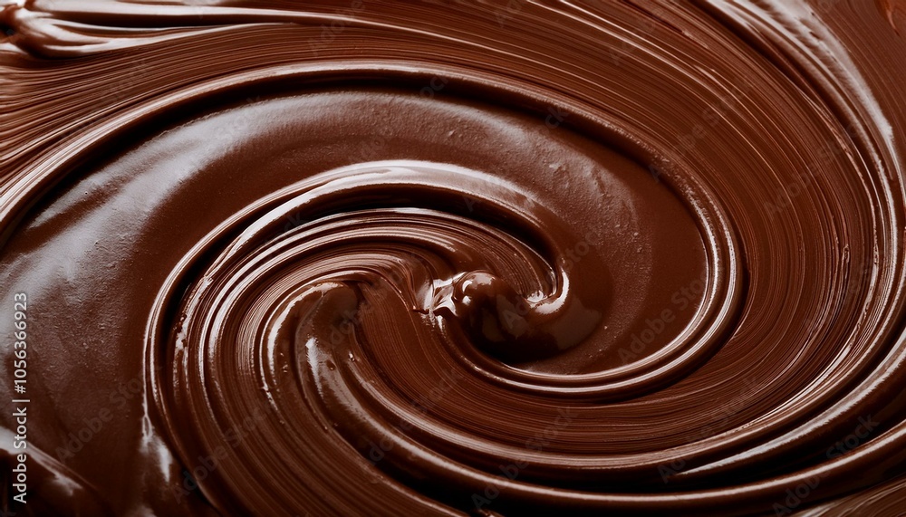 Swirling dark chocolate Swirling dark chocolate