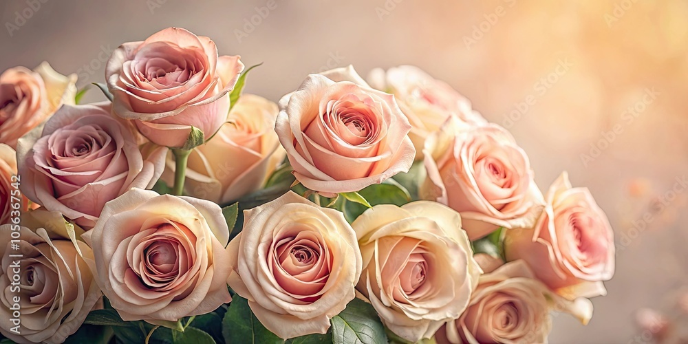 Sublime elegance captured in a stunning photograph of timeless roses on a soft blush canvas, roses, timeless, elegance, soft Sublime elegance captured in a stunning photograph of timeless roses on a soft blush canvas, roses, timeless, elegance, soft