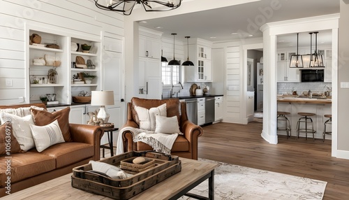 Cozy reading nook featuring a plush armchair bathed in soothing natural light