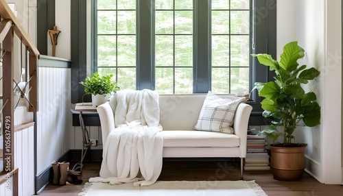 Cozy reading nook with a comfortable armchair surrounded by an inviting collection of books