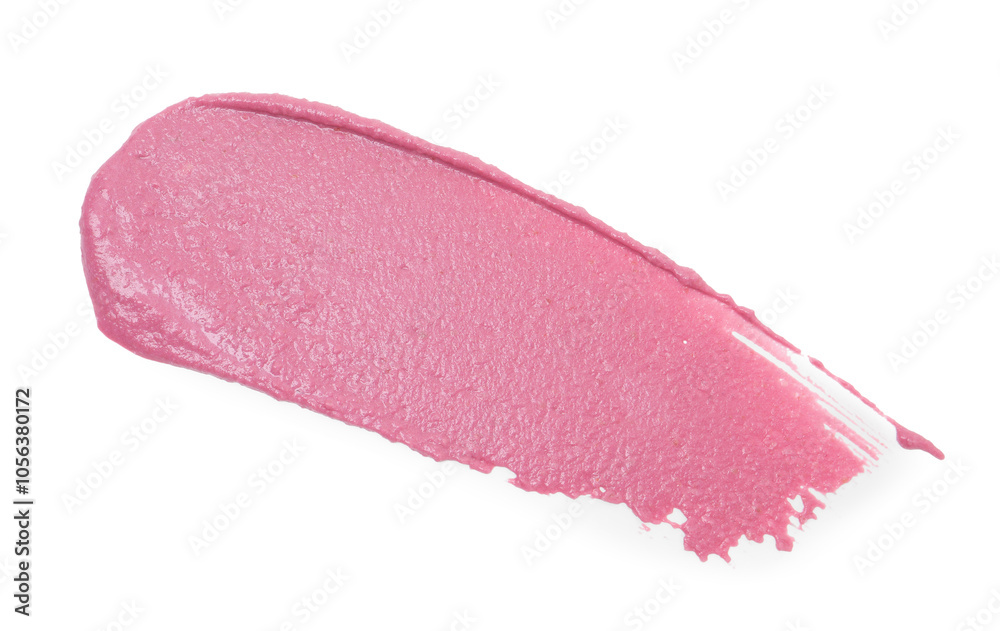 Tasty beetroot hummus isolated on white, top view Tasty beetroot hummus isolated on white, top view