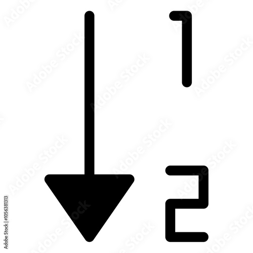 sorting number icon