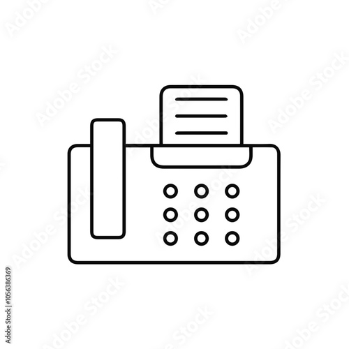 Computer Printer icon symbol vector illustration