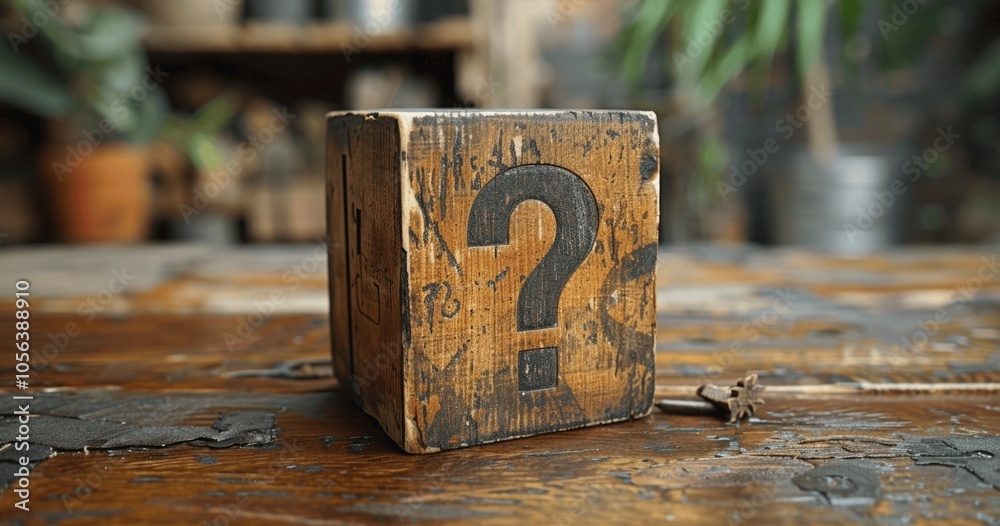 Q and A Wooden Blocks on Table with Hand Pointing - Business and Communication Concept Q and A Wooden Blocks on Table with Hand Pointing - Business and Communication Concept