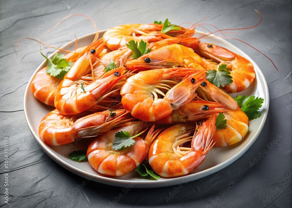 Giant Shrimp Delicacy: A Healthy and Fashionable Feast Giant Shrimp Delicacy: A Healthy and Fashionable Feast