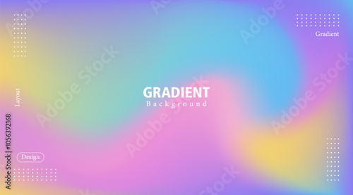 Modern abstract blurred pastel color background. Minimalist gradient color design. suitable for banner backgrounds etc