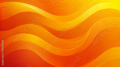 abstract orange vibrant swirl of orange and yellow hues creates a captivating abstract design. Dynamic lines and curves dance across the canvas in a symphony of warm colors.