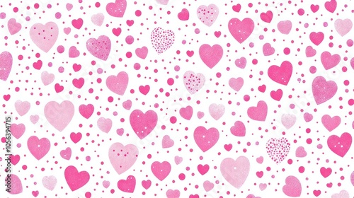 Pink Hearts Pattern