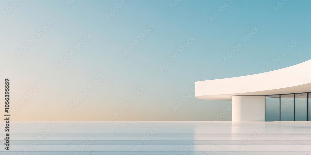 Fototapeta premium building on a beach