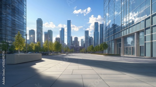 modern city skyline