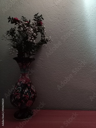 vase with flowers