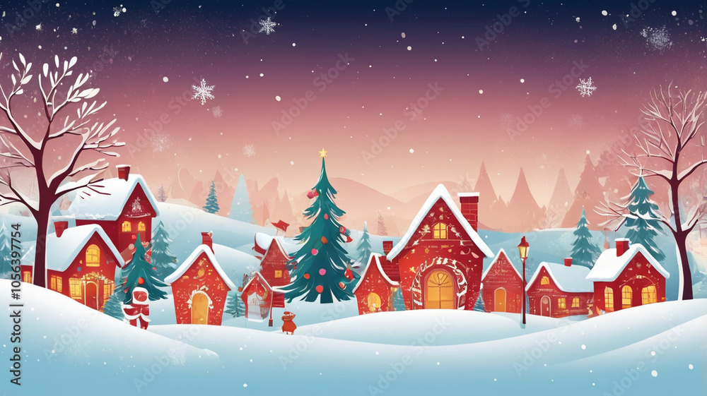 Festive Christmas-themed vector background, Christmas frame, filled with joyful holiday elements and a clean, modern design.
Festive Christmas-themed vector background, Christmas frame, filled with joyful holiday elements and a clean, modern design.