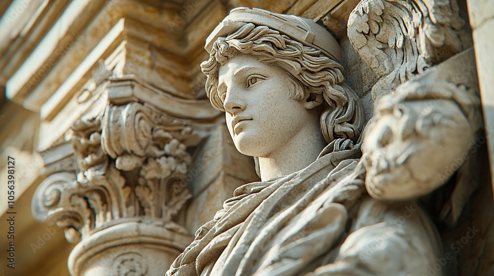Monument with architectural details, tourist with navigation guide, historical exploration, DSLR, high quality, 16:9 Monument with architectural details, tourist with navigation guide, historical exploration, DSLR, high quality, 16:9