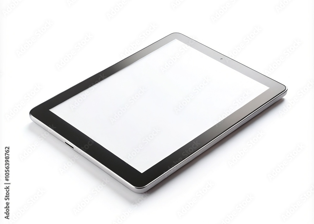 Modern Tablet Screen Mockup - Technology Design Concept Modern Tablet Screen Mockup - Technology Design Concept