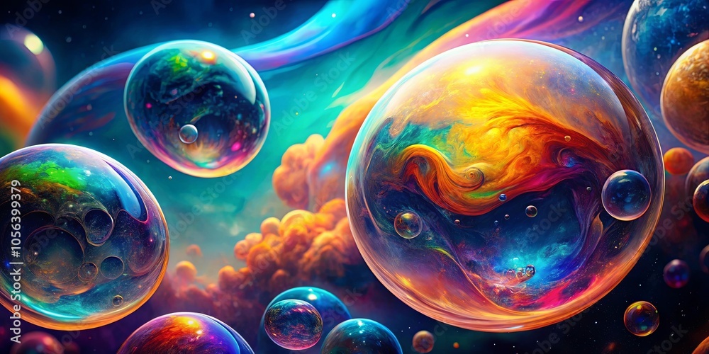 A cosmic dance of vibrant orbs, suspended in a swirling nebula, reflects the boundless possibilities of the universe. A cosmic dance of vibrant orbs, suspended in a swirling nebula, reflects the boundless possibilities of the universe.