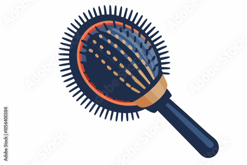 Wooden mortar isolated on white background