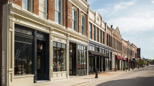 Fototapeta Naklejka Na Ścianę i Meble -  Inviting Historical Buildings in a Charming District