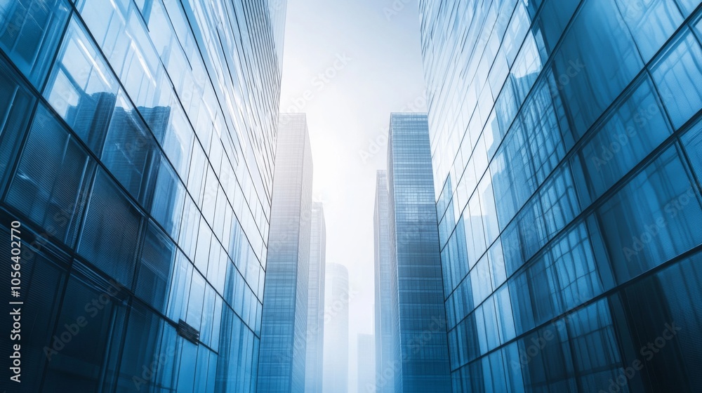 Modern City Skyline with Clean Lines and Inviting Atmosphere Modern City Skyline with Clean Lines and Inviting Atmosphere
