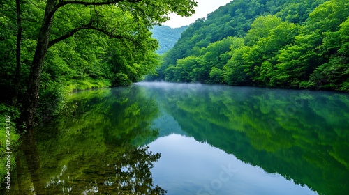Serene river view