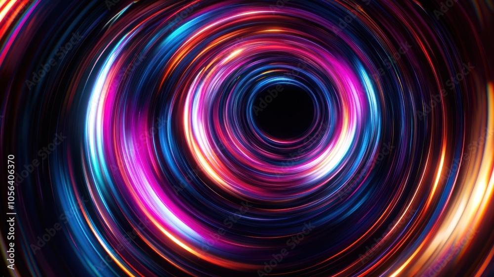 Obraz premium Abstract Circular Light