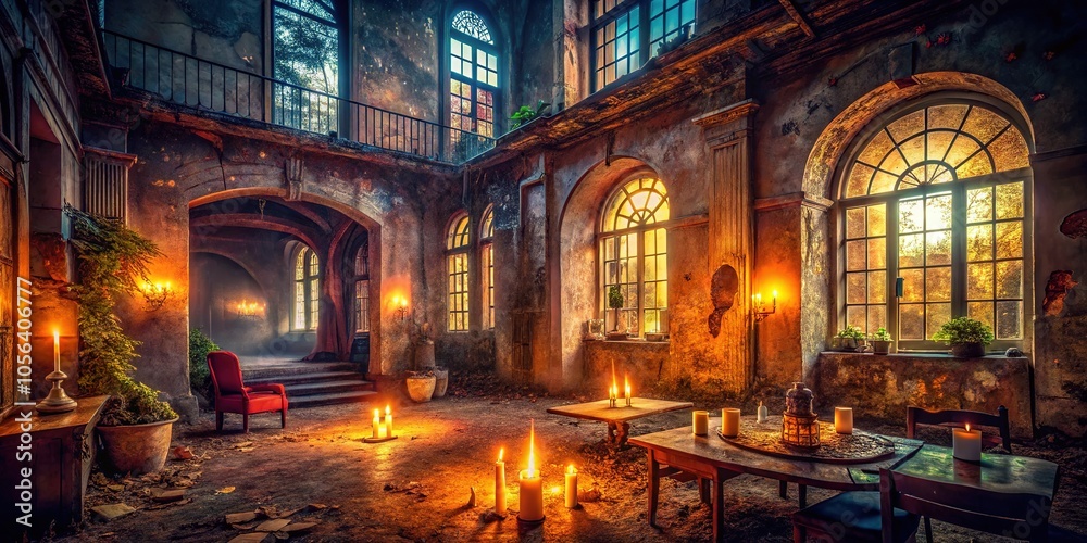 Urban Exploration Photography: Festive Candlelight Magic Urban Exploration Photography: Festive Candlelight Magic