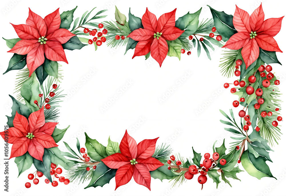 christmas wreath with holly berries and ribbon christmas wreath with holly berries and ribbon