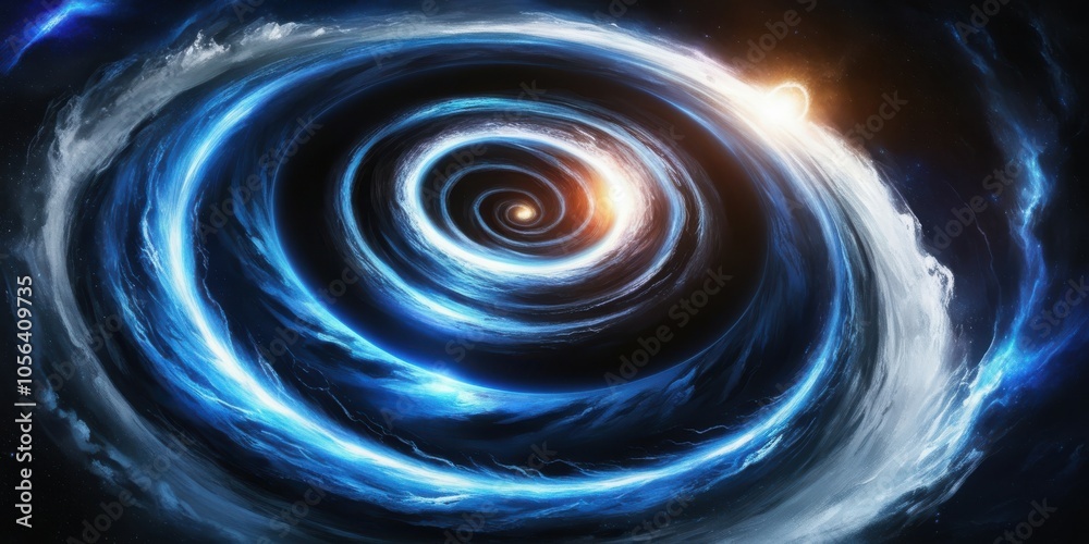 Spiral galaxy, cosmic vortex, swirling stars, deep space, celestial beauty, vibrant blues and whites, galactic core, astronomical art, ethereal nebula, cosmic energy, interstellar dust, space explorat Spiral galaxy, cosmic vortex, swirling stars, deep space, celestial beauty, vibrant blues and whites, galactic core, astronomical art, ethereal nebula, cosmic energy, interstellar dust, space explorat