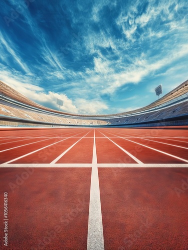track and sky