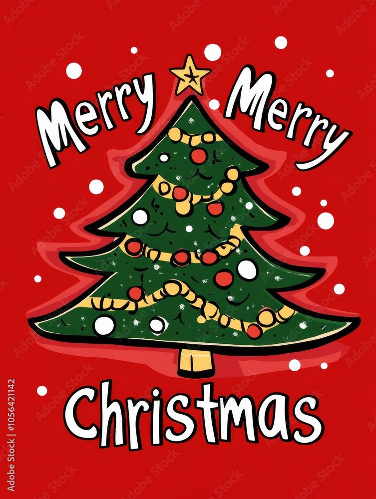 Merry Christmas Tree Card Merry Christmas Tree Card