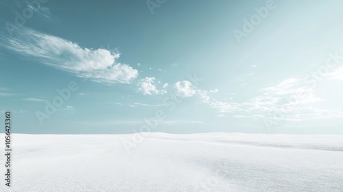 landscape with snow