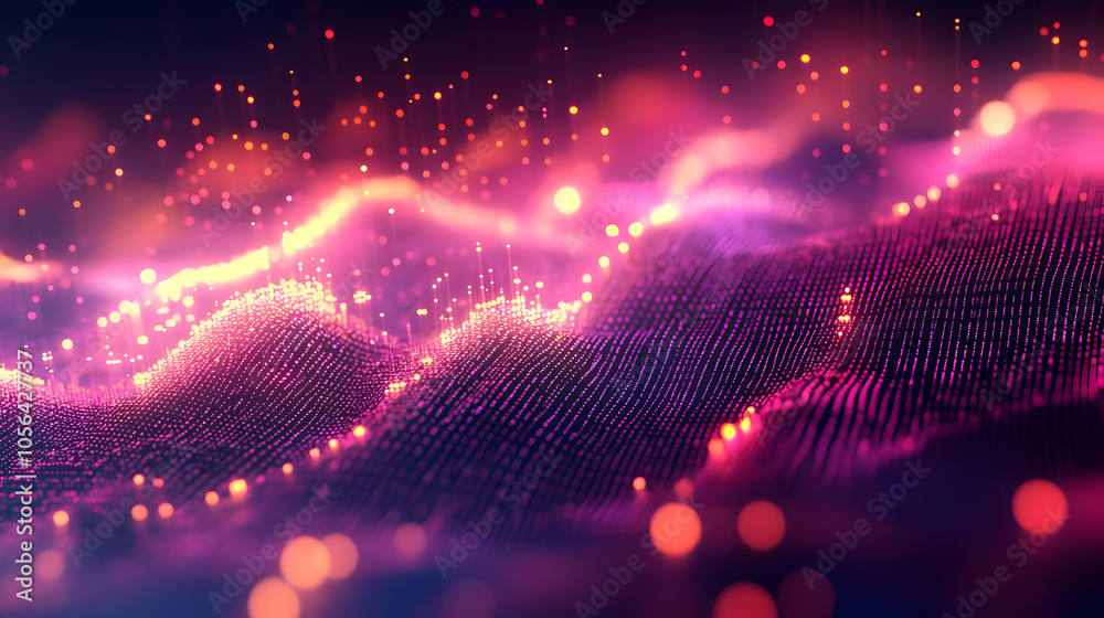 Abstract 3D Purple and Orange Bokeh Background Abstract 3D Purple and Orange Bokeh Background