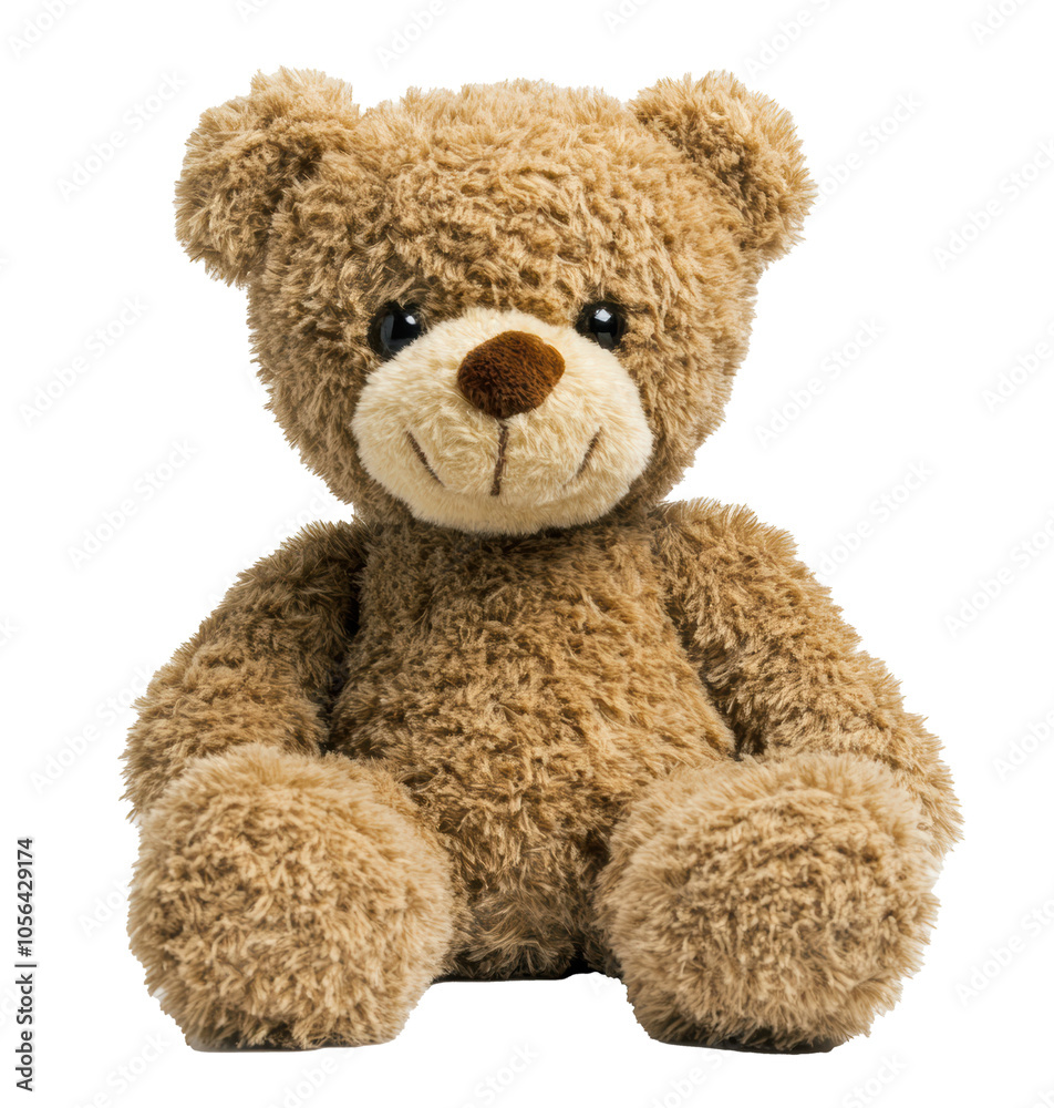 PNG Image of Small brown teddy bear PNG Image of Small brown teddy bear
