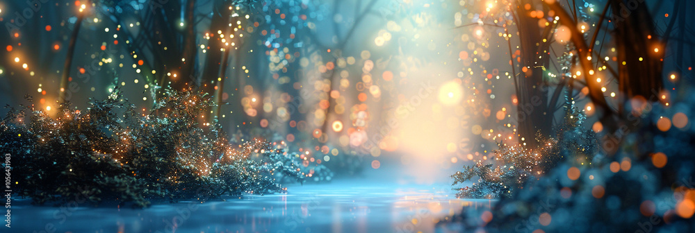 Beautiful Forest Christmas Lights Beautiful Forest Christmas Lights