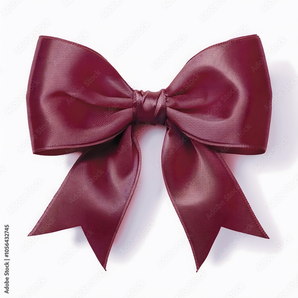 Festive Christmas bow clip art isolated on white background. Festive Christmas bow clip art isolated on white background.