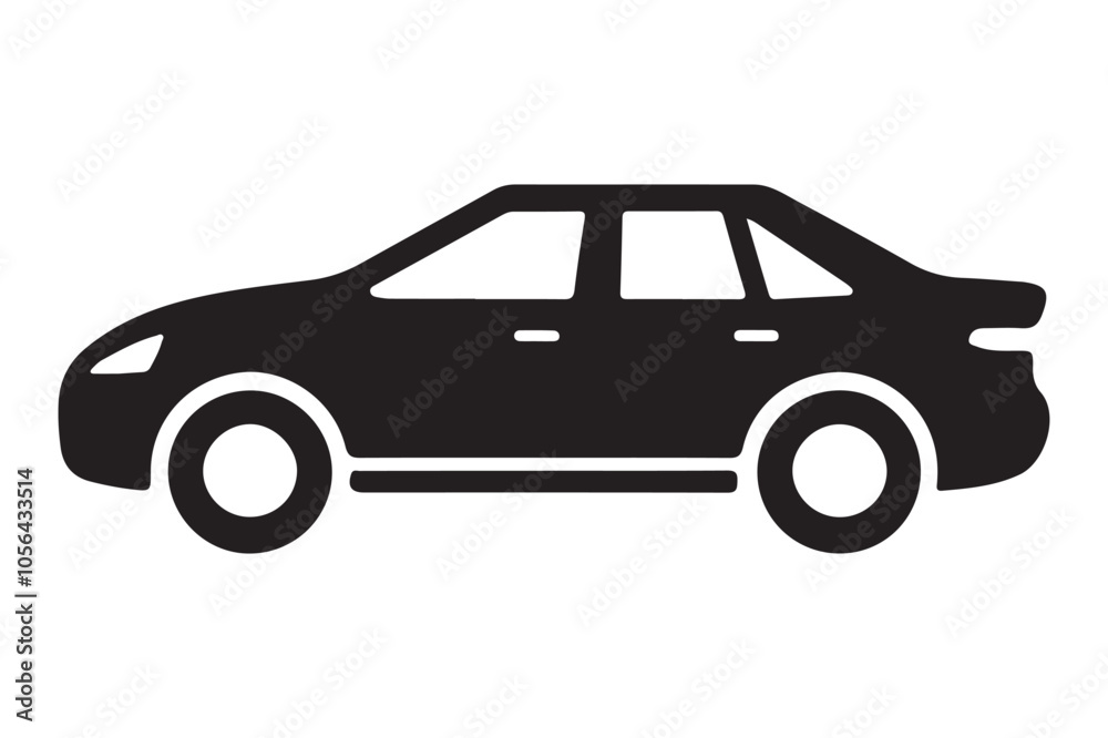 Car silhouette vector illustration design. Car silhouette vector illustration design.