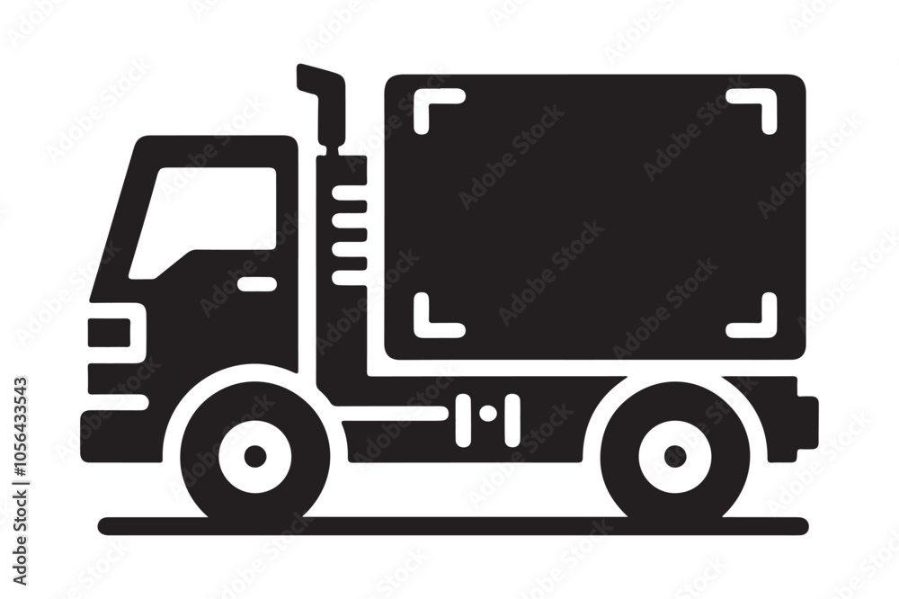 Pickup silhouette vector illustration design. Pickup silhouette vector illustration design.