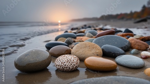 stones on the beach