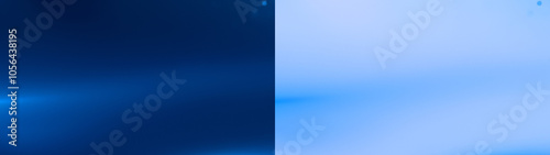 Soft blue gradient light leak overlay with transparent background for visual effects.  Black and Transparent PNG for overlay effect.