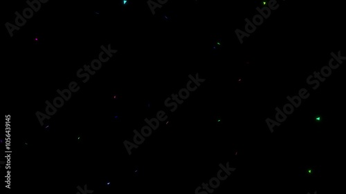 Realistic multicolored confetti center explosion on background. colorfull confetti explosions. Abstract celebration confetti particles background. 