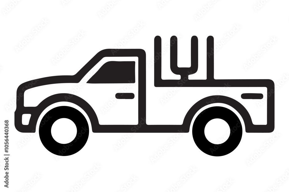 Fototapeta premium Car silhouette vector illustration design.