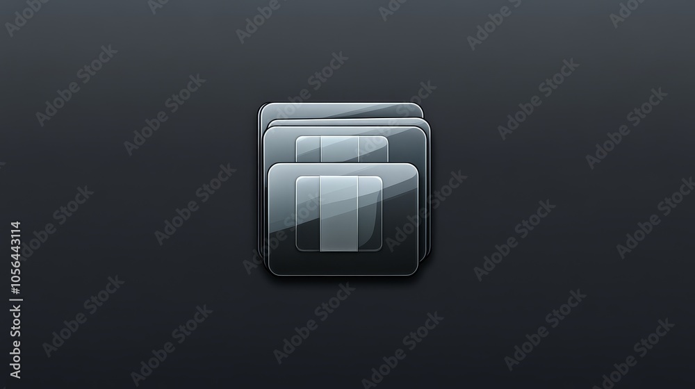 Enhance your digital organization with this sleek folder icon. Enhance your digital organization with this sleek folder icon.