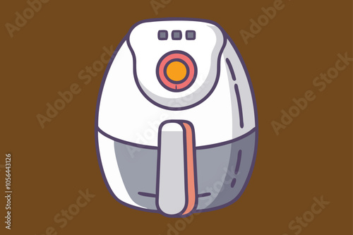 Air Fryer Icon, Vector sign.