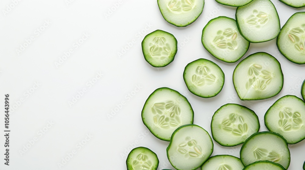 sliced cucumber isolated white background sliced cucumber isolated white background