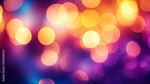 Vibrant Lights with Colorful Glow for Holiday Background