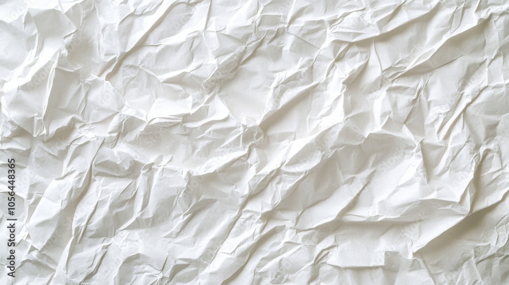 A white background with paper that is torn and crumpled A white background with paper that is torn and crumpled