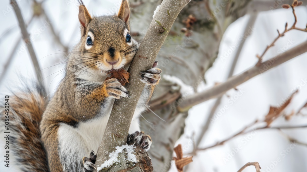 Fototapeta premium Squirrel on the tree