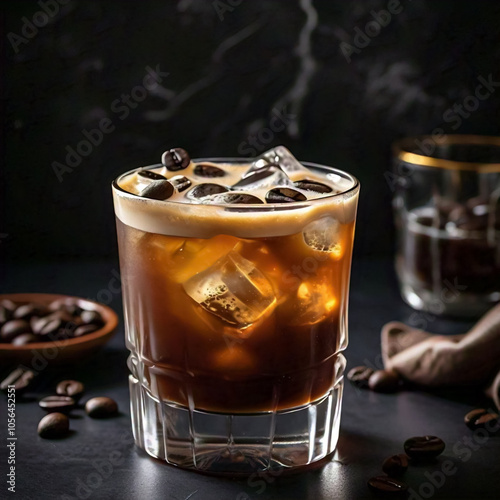 Carajillo con hielos 