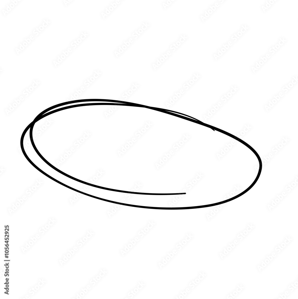 Doodle marker circle Doodle marker circle