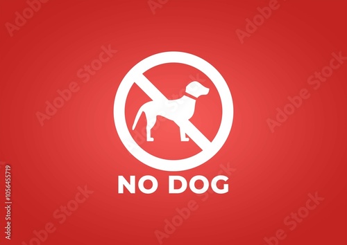 Free Download No Dog Sign Icon - GFXLoad