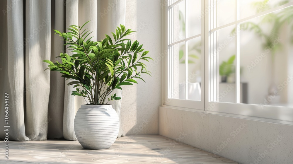 Simple plant decor with elegance